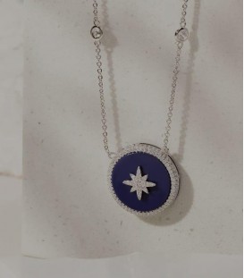 Colar Medalha Estrela Guia