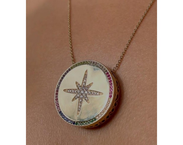 Colar Medalha Stella Relic Colar Medalha Stella Relic