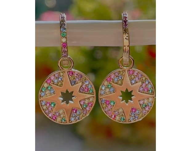 Brinco Medalha Estrela 